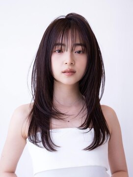 ケアリー 大泉学園(Carelly) 大人かわいい前髪セシルカットココアブラウンフリンジウェーブ