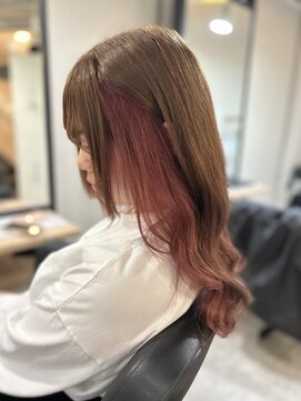 ラフ 難波店(LAFF) #黒髪#ボブルフ#ネビージュ#小顔#ワンレン