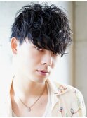 無造作質感 メンズクールルーズツイスパマッシュ