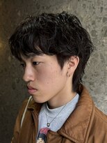 メルト 吉祥寺(melt) マッシュウルフニュアンスパーマ黒髪流行シークレットパーマ