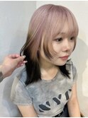 ブリーチ/ルーツカラー/デザインカラー/姫カット