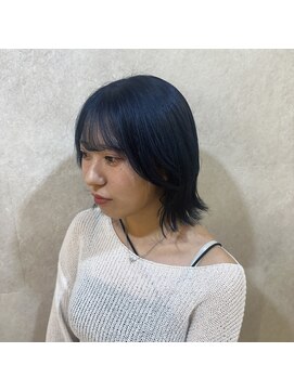 アンクス(anx) 外はねブルーブラック