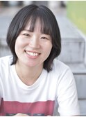 カットのみくびれショート/レイヤーボブ