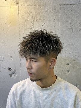 メンズ ラピス(Men's Lapis) ツイスパダウンバング