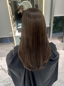 ロンドルピナス 小倉(Lond Lupinus) ブラウンベージュ/ワイドバング/美髪のススメ/外ハネボブ/北九州