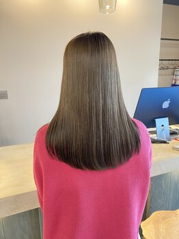 バーチ(BIRCH)の写真/弱酸性領域でかける最新式の縮毛矯正♪ハイダメージ毛・ブリーチ毛でも状態によって対応可能◎