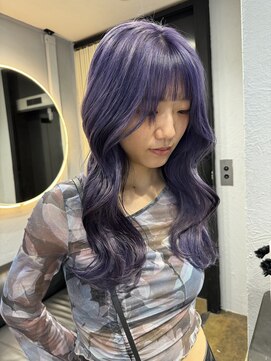 ジゼル(GiseL) 色落ち全力で楽しめる青紫系パープル