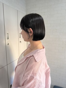 シェミール(CHEMIR) 暗めラベンダー×丸みボブ【艶カラー/ボブ】