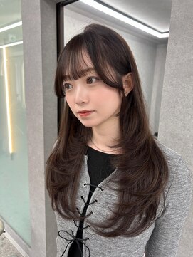 ボタン ハカタ(VOTAN hakata) レイヤーカット/ザクザクレイヤー/前髪あり