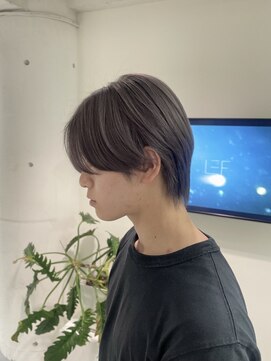 レフ(LEF) メンズカラーホワイトグレージュ/ダブカラー/ケアブリーチ/