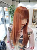 【ADORE横浜】オレンジ×ロング