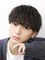 オーシャントーキョー 心斎橋(OCEAN TOKYO WEST)&nbsp;波巻きパーマツイストスパイラルパーマセンターパートウルフ