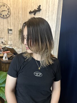 ヘアーアジール(hair agir) 根元伸びても気にならない!プレイイングカラー