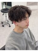 シャドウパーマセンターパート