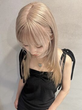 黒髪/クラゲヘアー/オリーブグレー/小顔/ココアベージュ/栄