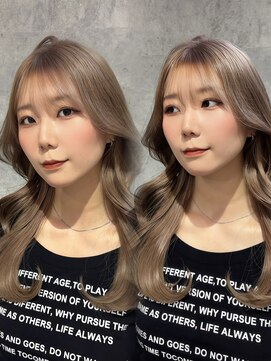 アンダーバーホワイト(_WHITE) ヨンモリレイヤー/ハイトーン