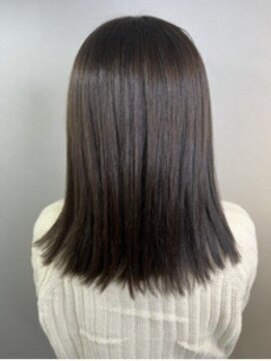 ナフィ バイ エイム 町田店(Nafie by eim) 美髪ストレート/艶髪/うるツヤ/ナチュラルストレート/暗髪カラー