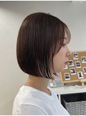 朝が楽になる前下がりボブ