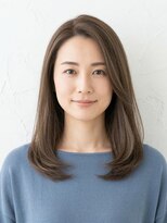 と和×美髪クリニック 巣鴨店 透明感アッシュグレージュの大人ワンカールミディ