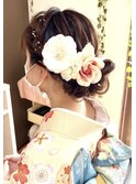 ふわふわアップスタイル【横浜/ヘアセット/ヘアメイク】