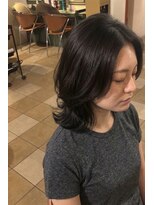 ヘアメイク フレンシア(hair make flencia)&nbsp;軽やかな動きの韓国風ミディアム【282スタイル】