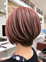 ティンク センター南 (Tink)&nbsp;ピンクラベンダーショートボブ