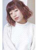 テーラ(tela)&nbsp;【tela】コーラルピンキー・ウェービングラフボブ【溝の口】