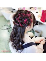 ☆特殊アレンジ　リボンフラワーヘア☆