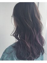 ネウィ 京橋(newi)&nbsp;【uta*_girls】　ｙｏｋｏ　バイオレットグラデーションおくれ毛