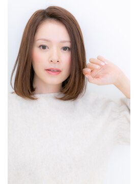 カバーヘア ブリス 上尾西口店(COVER HAIR bliss) アシンメトリー…小顔ワンカール大人ボブディZ上尾30代40代50代