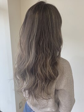 ヘアデザイン ディクト(hair design D.c.t) 大人ハイライトグレージュ