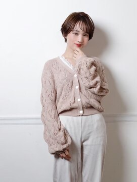 ナンバースリー 綱島店(Number Three) 愛されフェミニンショート◎【Number Three 綱島店】