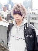 ◇バングカラーシルバーウェーブウルフ◇目黒
