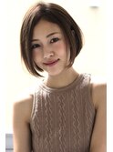 お手入れ簡単☆上品前下がりボブ