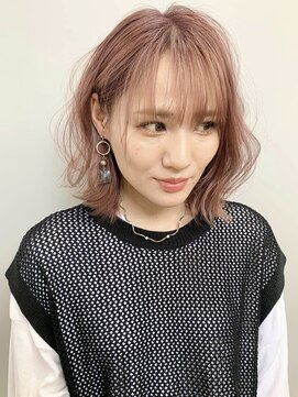 サンディーズ(Sandees) ▼ピンクベージュAラインボブ