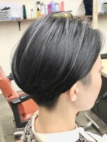 ベルクープス 天王寺店(Belle Coupes) 【Bellecoupes】吉岡知里 刈り上げショートヘア 黒髪ヘア