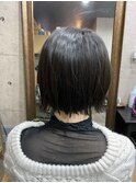 切りっぱなしボブ