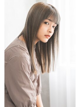 フレーム へアアンドトリートメント 天王寺北口店(FRAME) 【FRAME 天王寺北口】ニュアンスカラー/ロングワンレン