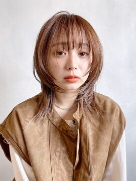 アイティー バイ アルバム 浦和店(IT by ALBUM) フェイスラインレイヤー_大人ガーリーチョコレート_69202