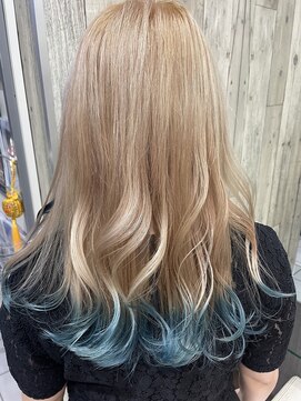 トムキャット(TOM CAT) 【新宿・TOMCAT】裾カラーブルー