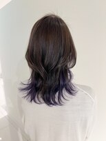 アヴァンスクロス あべのルシアス店(AVANCE.CROSS)&nbsp;インナーカラー×ブルーバイオレット