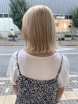 シエル バイ ケンジ 登戸 生田(CIEL by KENJE) 大人可愛い小顔前下がりボブ×ナチュラルボブ×ミニボブ20代30代