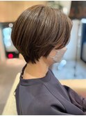 本八幡×ショート×ボブ×オーガニック×白髪ぼかし×市川