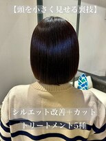 サルファ ヘアデザイン 名古屋 丸の内(S.ALPHA HAIR DESIGN)&nbsp;【頭を小さく見せる裏技】シルエット改善コース