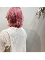 アイラス(I'LAS)&nbsp;ウルフ/ブリーチカラー/ピンク/Aujua/髪質改善