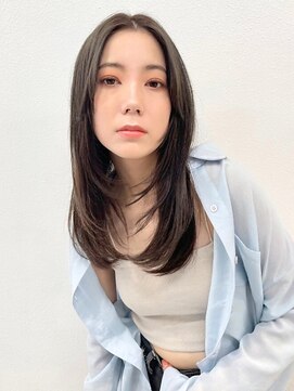 ディフィーノ 赤坂(DIFINO) ナチュラルレイヤー/セミロング/センターパート