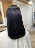 パープルブラックハイトーンカラー