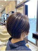 ミセスショート 岩切 利府 多賀城 40代50代60代 ツヤ ボリューム