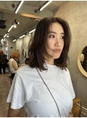 レイヤーカット/グレージュ/韓国ヘアー/ブリーチ/恵比寿/