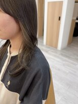 アドラーブル けやき通り店(adorable)&nbsp;20代30代40代大人可愛いインナーカラーベージュ透明感